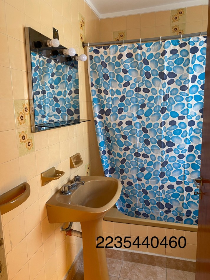 Alquilo departamento 1 ambiente para 2/4 personas